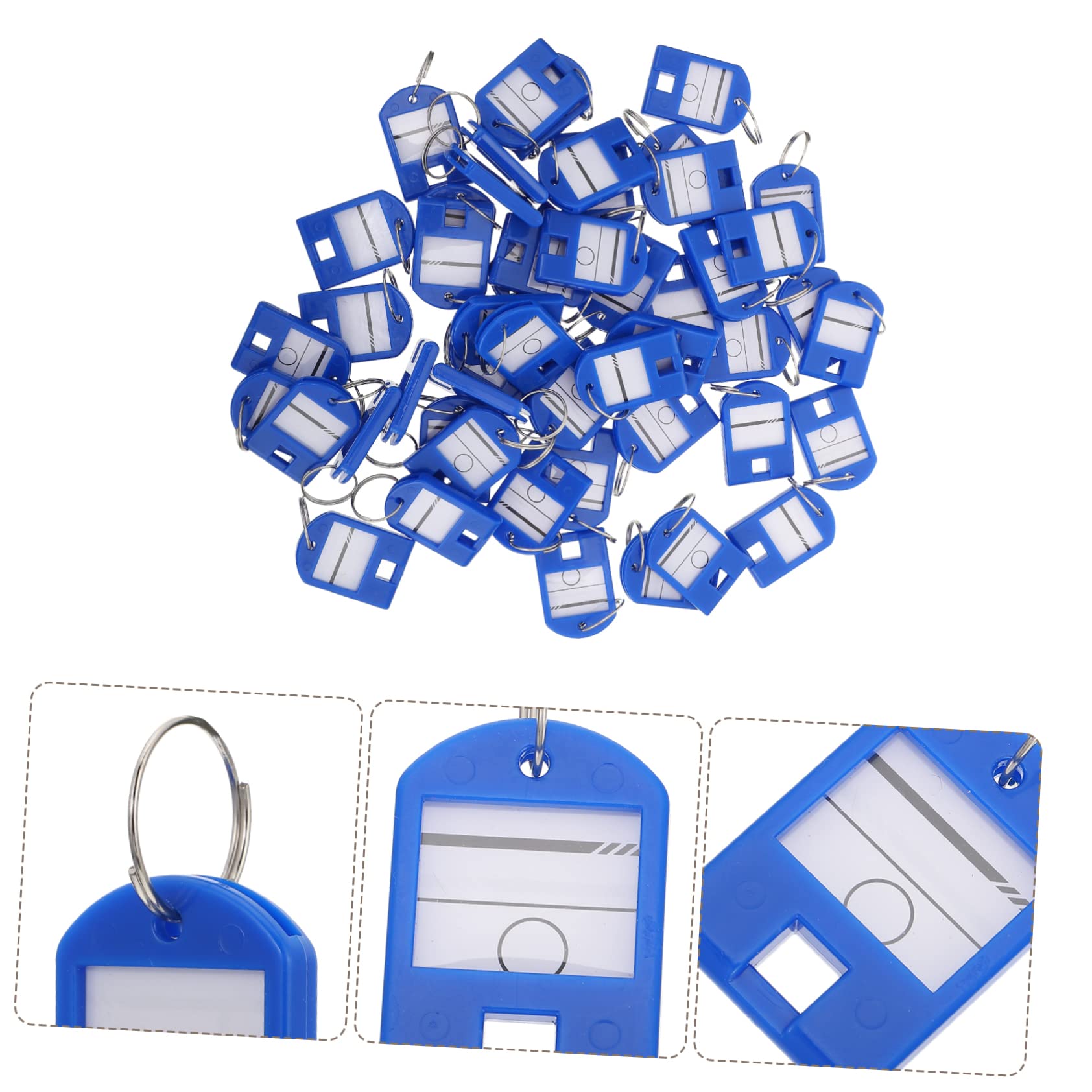ARTIBETTER 2 Set Etichette Per Chiavi Con Divisibili Targhette Identificative Colorate Per Hotel Bagagli E Organizzazione Domestica Resistenti E Facili Usare 50 Pezzi*2