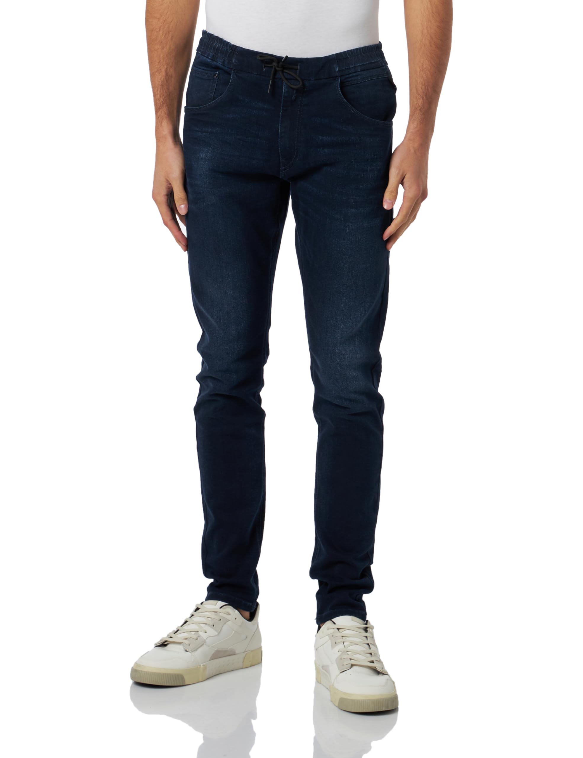REPLAY Herren Jeans Milano mit Power Stretch, Dark Blue 007 (Blau), 28W / 30L