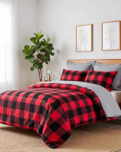 Miniatura 2 de CVC - Juego de sábanas de franela suave, cálido, absorbe la humedad, juego de cama (estampado de cachemira verde, individual)