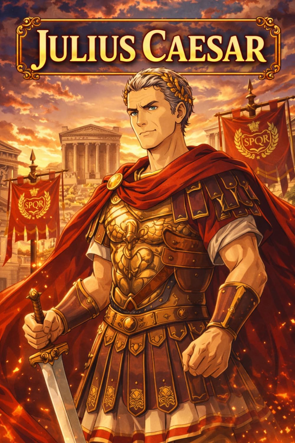 Julius Caesar: Roman Leader Empire Power Strategy Conquest History Biography (Icons of History Manga)