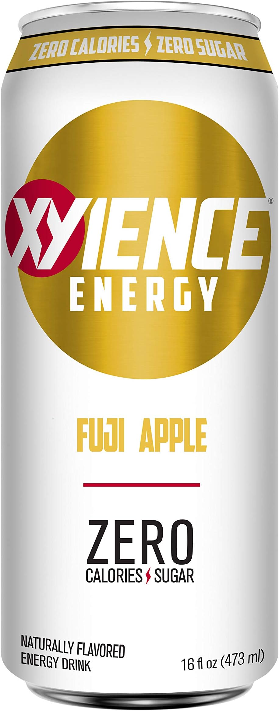 XYIENCEEnergy Drink | Fuji Apple | Sugar Free | Zero Calories | Natural Flavors | Vitamin Fortified | 16 Fl Oz (Pack of 12)