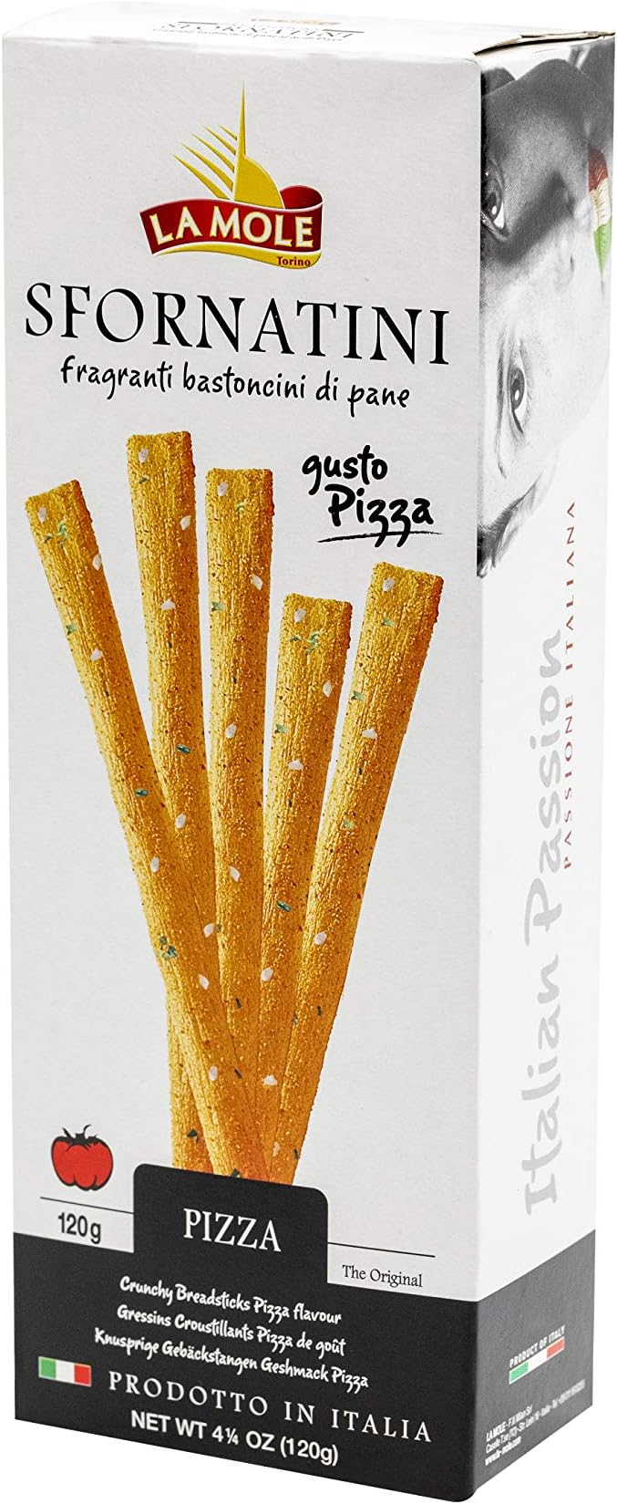 La Mole Bread Sticks with Pizza Flavor - 120g