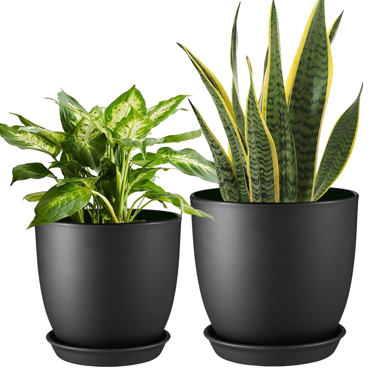 Indoor Flower Pots 2 Packs