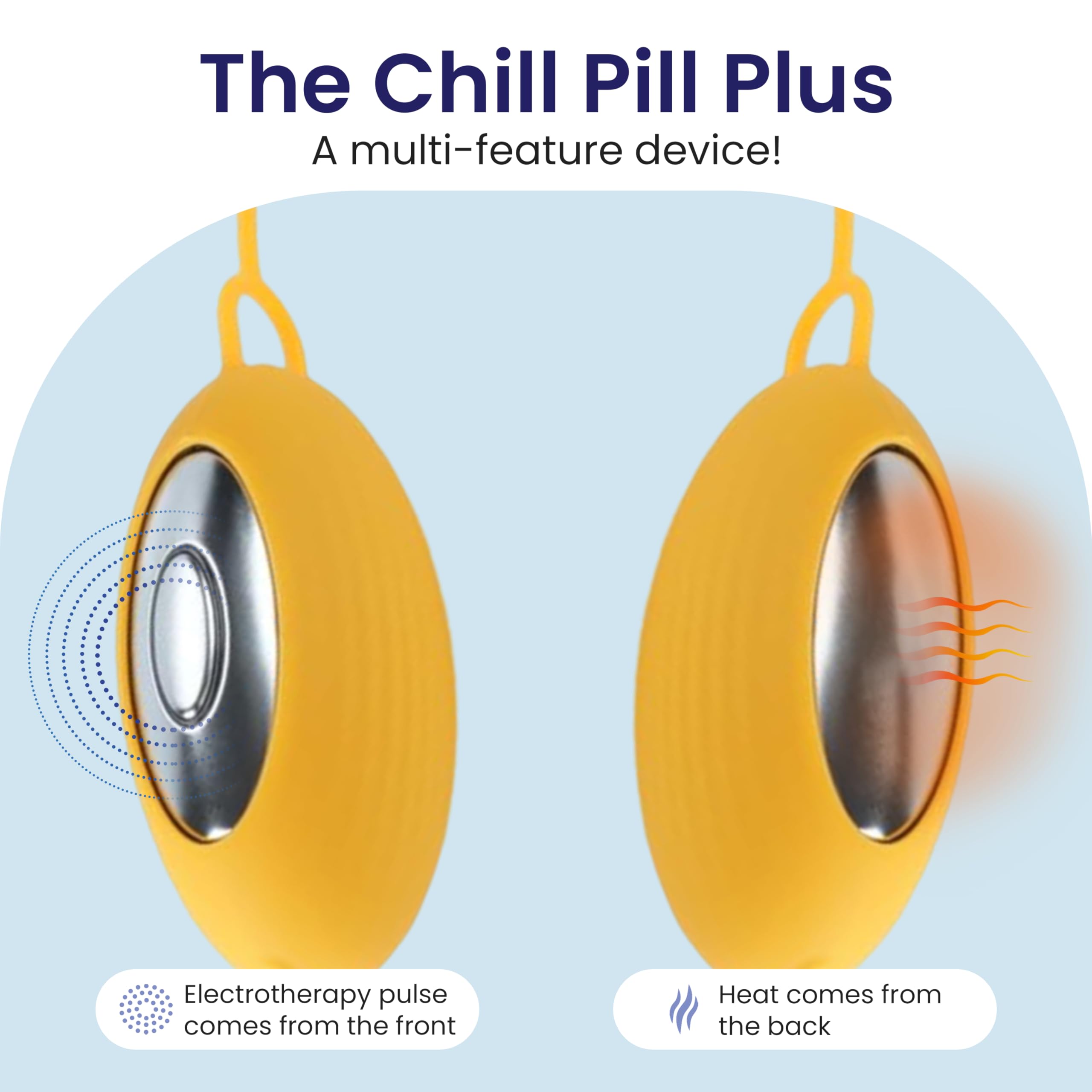 The Chill Pill Dispositivo compacto para dormir 2.0: la mejor ayuda para calmar el insomnio, no ingerible, recargable de larga duración, solución portátil y discreta para dormir