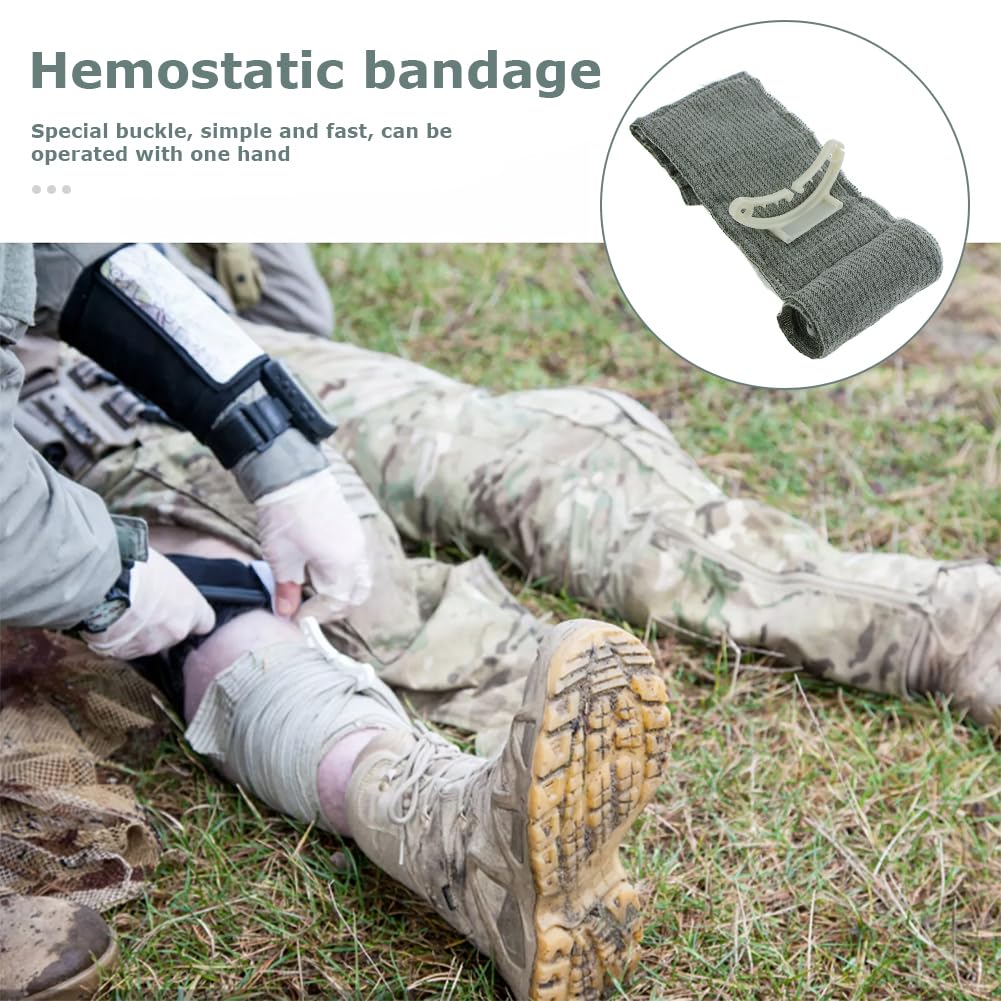 Lot de 6 bandages israéliens : garrot pour blessures traumatiques, pansement d'urgence israélien, bandage de compression stérile, scellé sous vide, à utiliser dans les kits de premiers soins et les