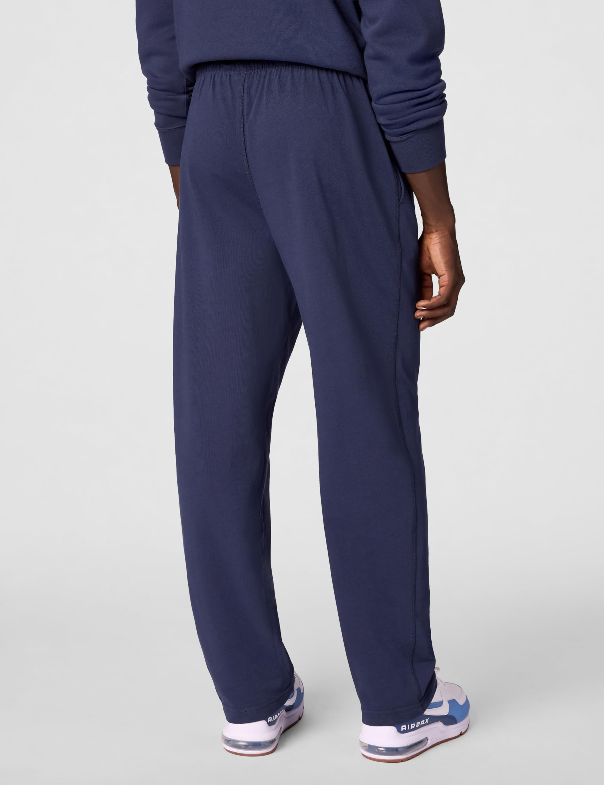 Nike - Pantaloni in Maglia con Orlo Aperto Nike Sportswear Club da Uomo, Pants Uomo