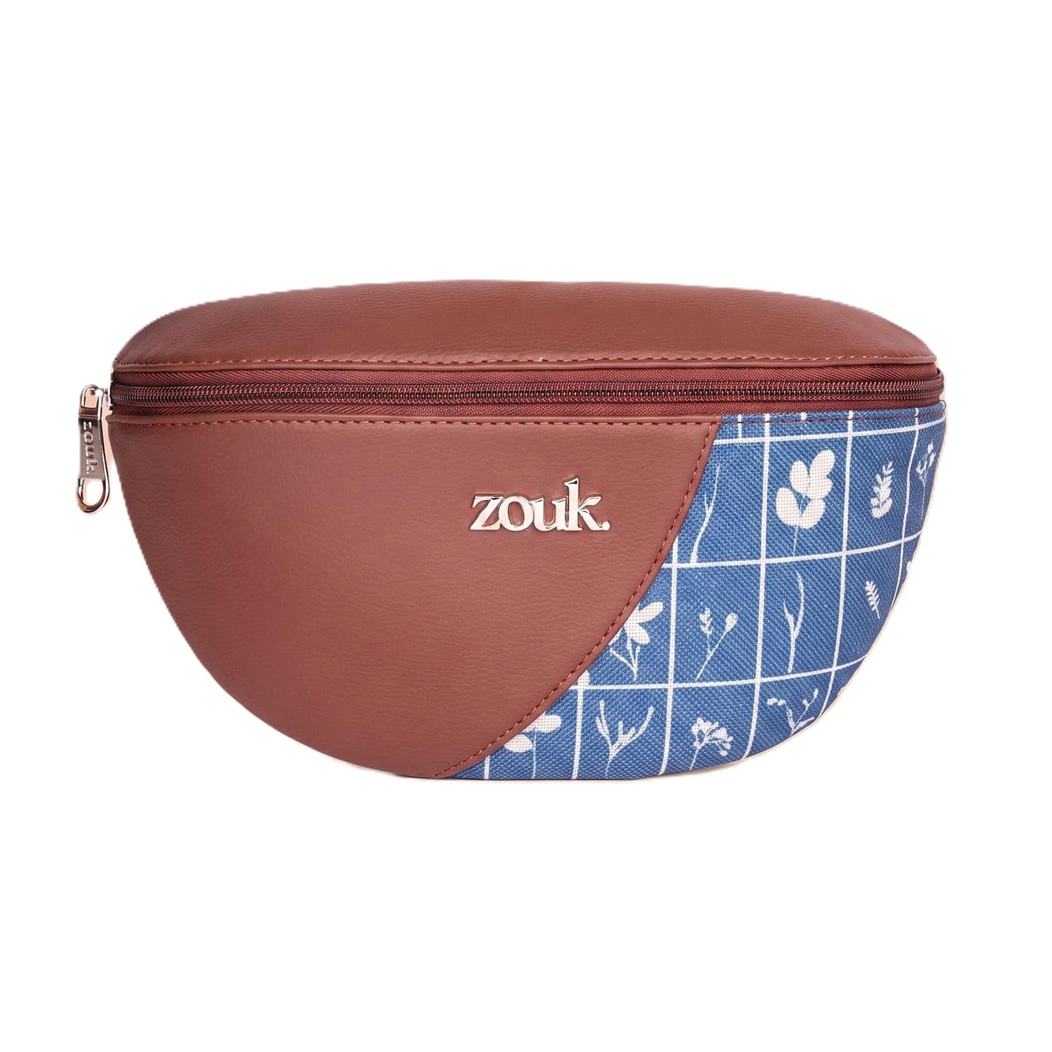 Freya Fanny Pack | Stylish Vegan Leather Waist Bag for Men & Women|Handcrafted with Adjustable Strap, Zipper Compartments & Quick Access Pocket,Lakshadweep Azure-image-4