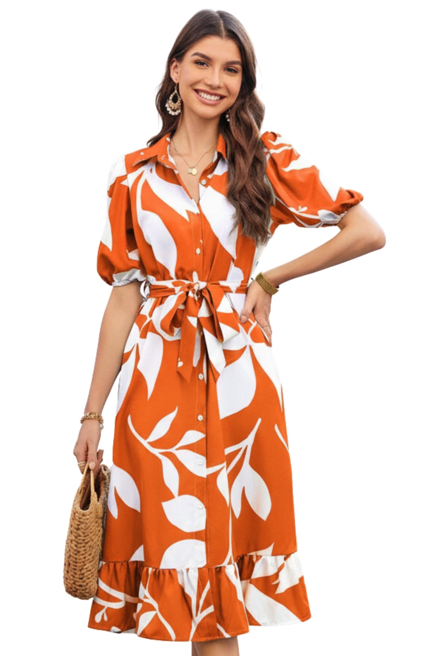 GRECIILOOKS Rayon Fit and Flare Below The Knee One Piece Maxi Bodycon Dresses Midi Dress for Women