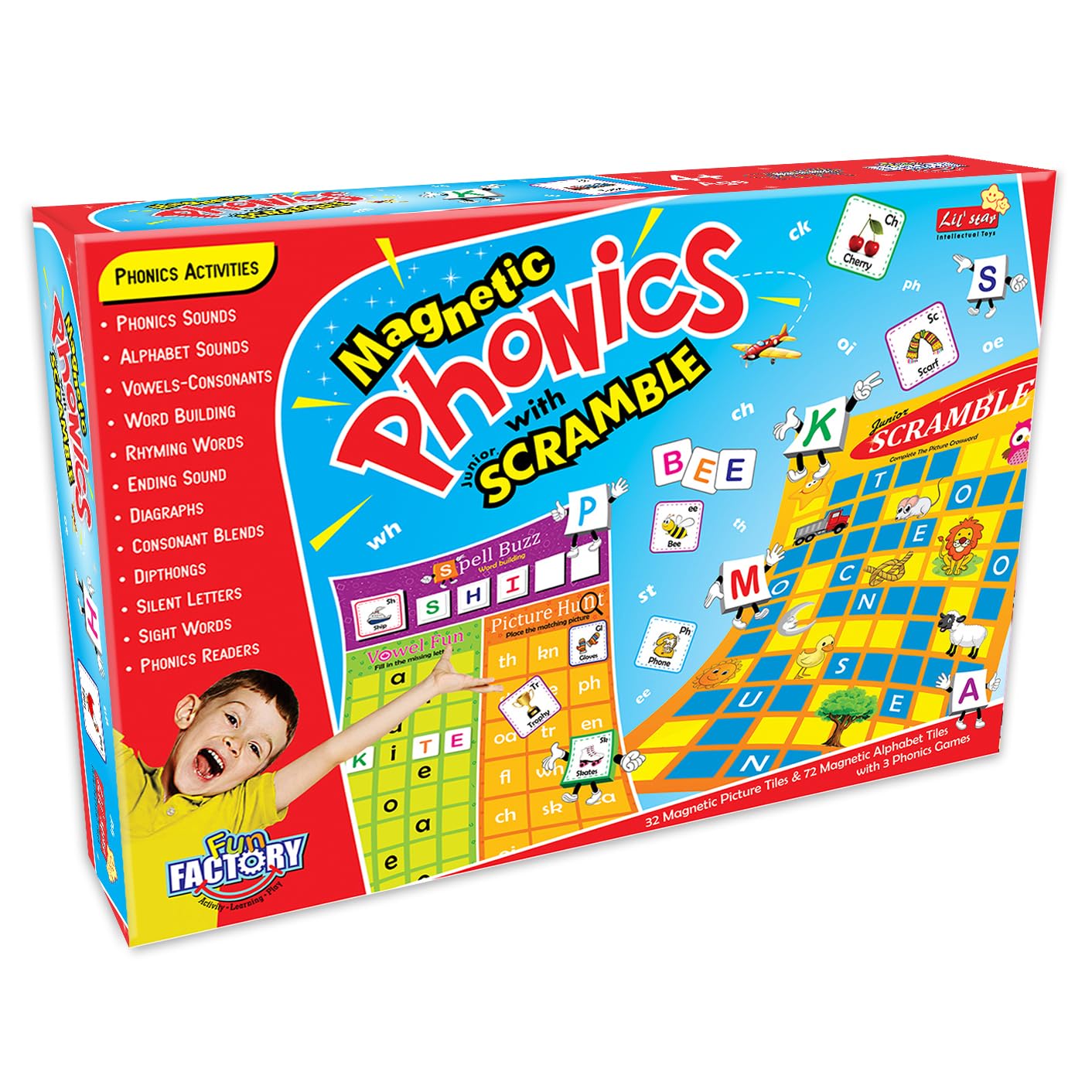TOY FUN Magnetic Phonics with scramble educational game. Learn vowels consonants sounds and many phonics related activity. (B0D6MYQ6WM) Amazon Price History, Amazon Price Tracker