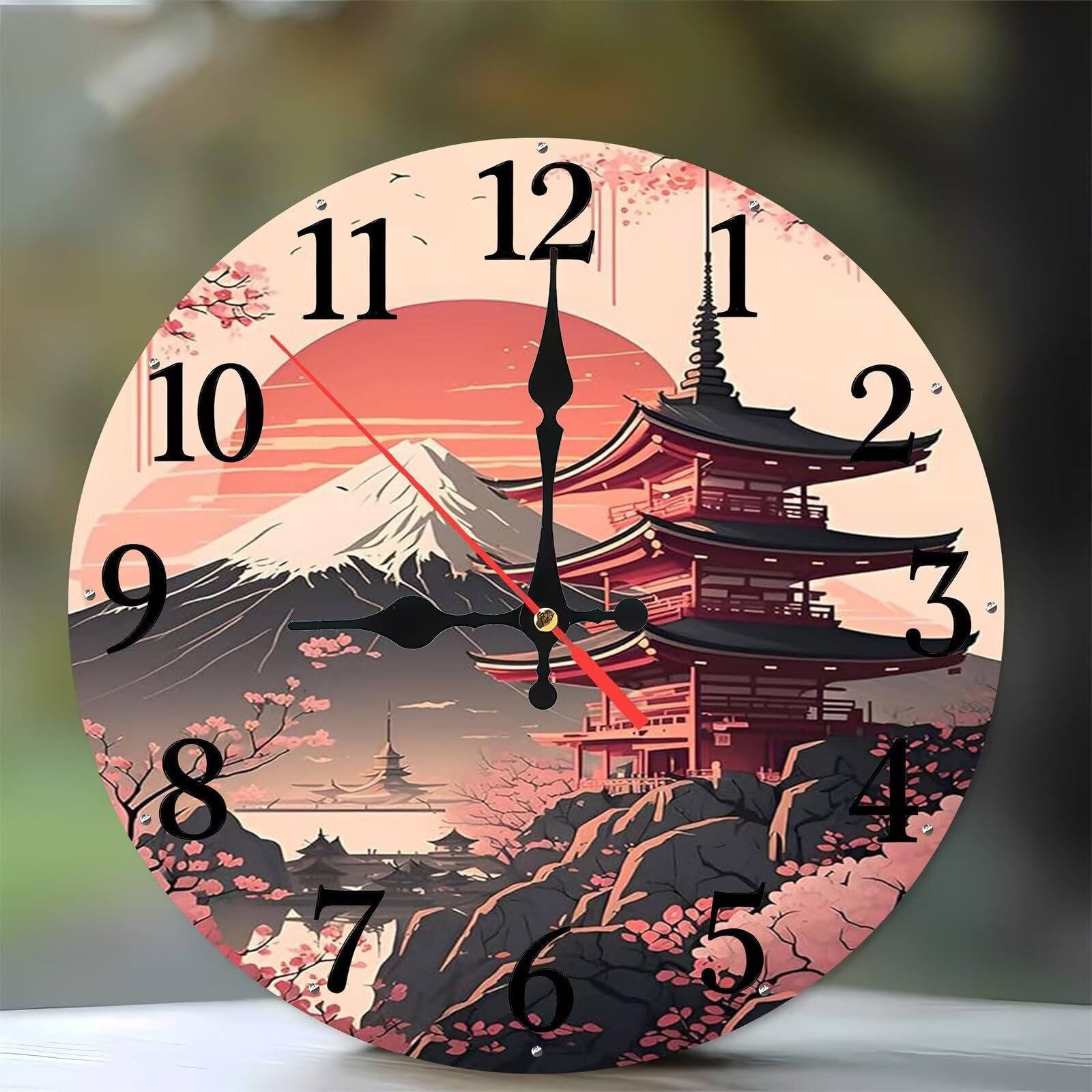 Horloge murale en bois silencieuse pour en finir avec le tic-tac dans votre salon