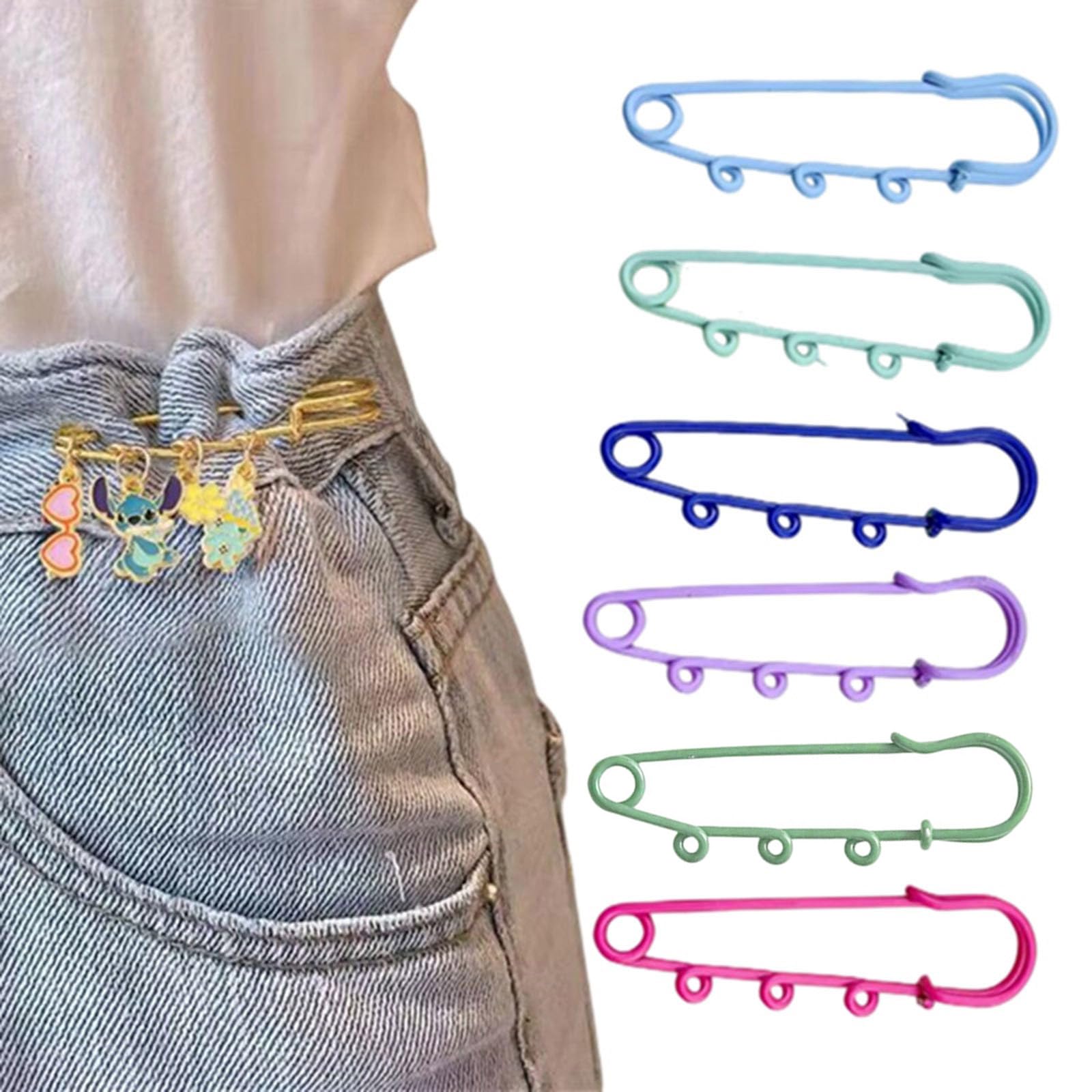 Nzexlyva Lot De 10 Grandes épingles à Nourrice Vintage Avec