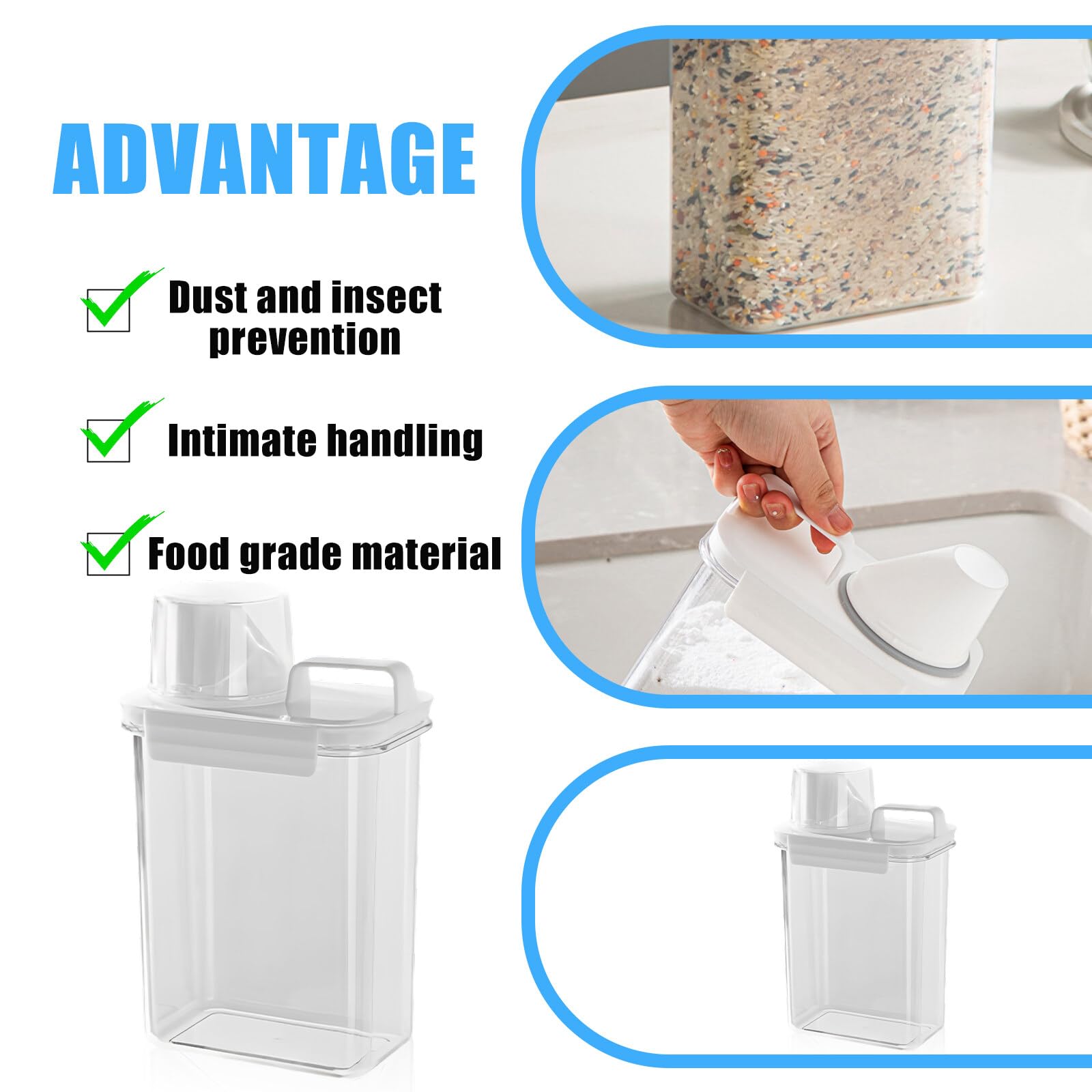 HUACA Lot De 2 Boîtes De Rangement Pliantes En Silicone Avec Couvercle Bo Te Pour Fruits Et L Gumes Lunch Bento Pliante R Tractable