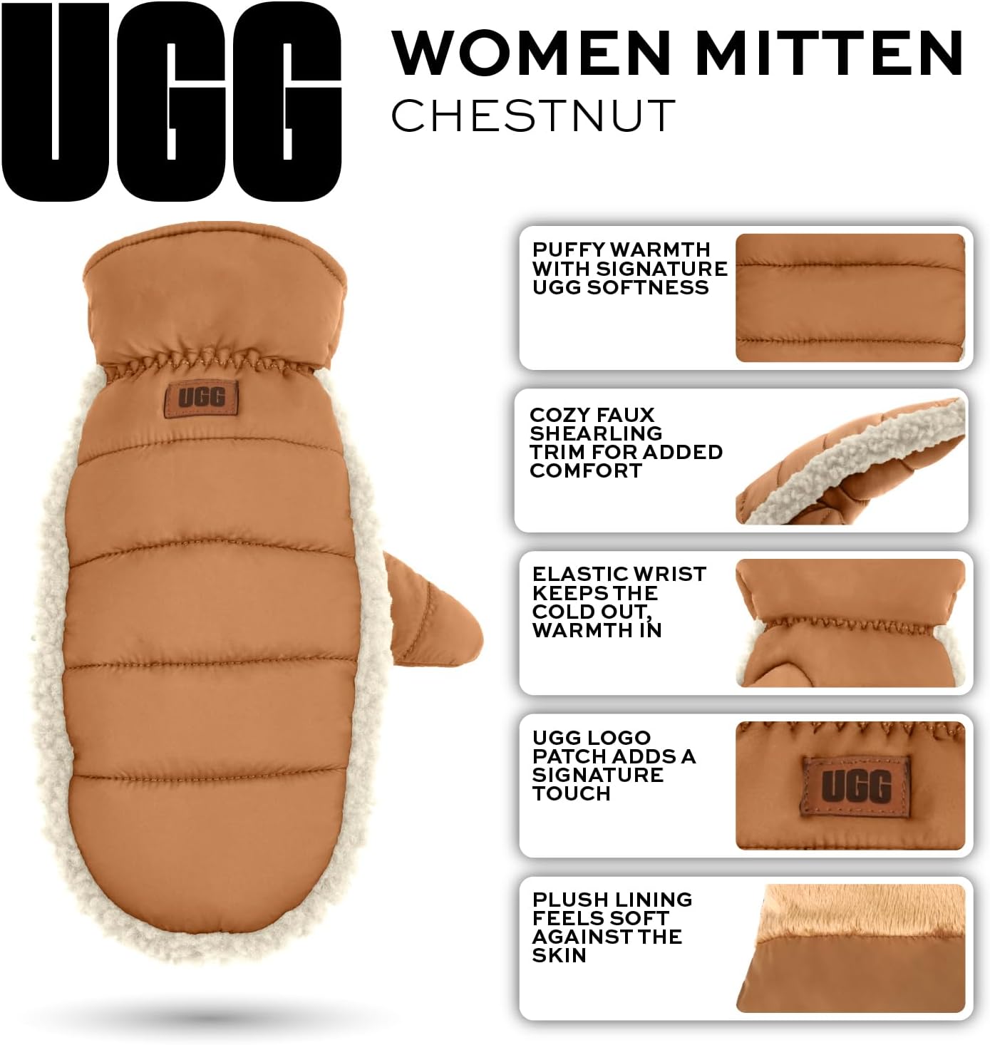 UGG womens Aw Uggfluff Mitten - Image 6