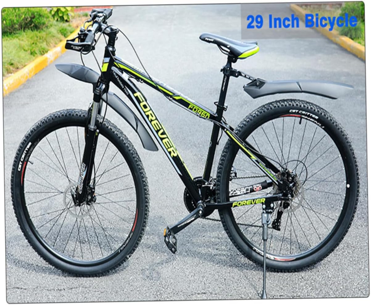 SUPVOX Bike Mud Guard for Road Mountain Bicycles Durable Black Easy Installation Impact Resistant Protects Against Mud and Water Spray