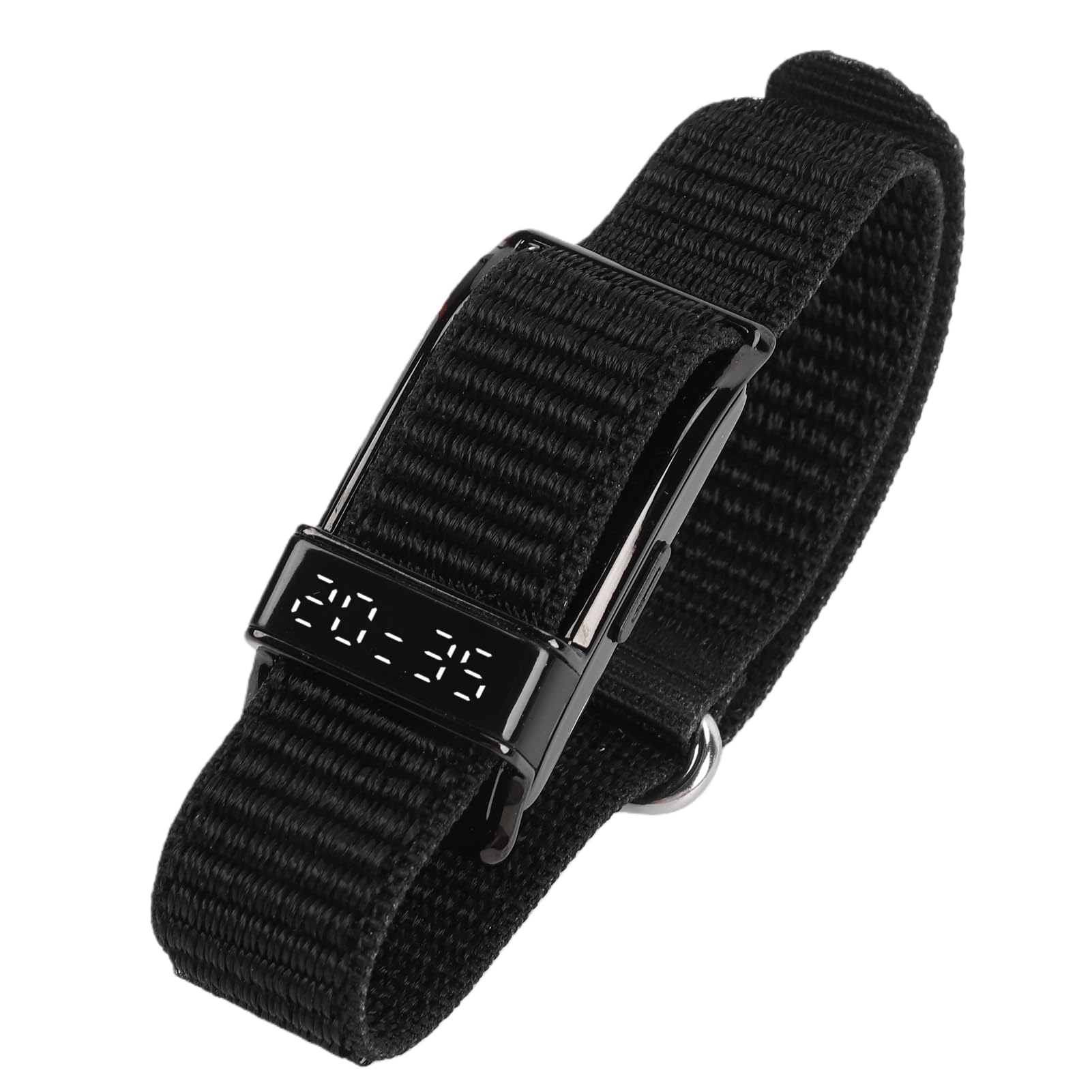 Fitness-Tracker, Intelligentes Armband mit Gesundheitsüberwachung für Alle Altersgruppen, Nylon, IP68 Wasserdicht (Black)