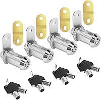 Vista 20 de Cam Locks - Cerradura de almacenamiento para autocaravana con llave igual, cilindro de 7/8 pulgadas que se adapta a un grosor máximo de puerta
