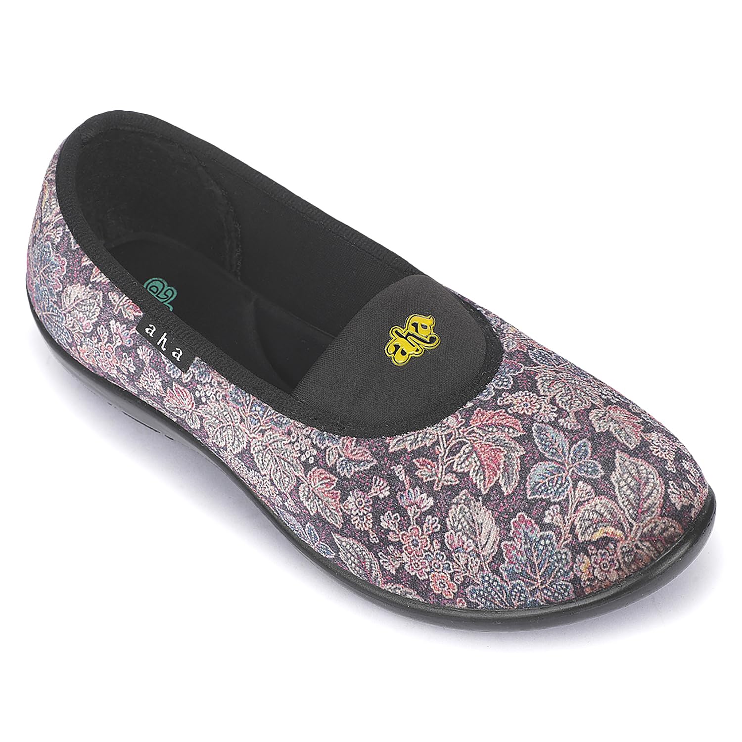 A-HA Maroon Lycra Ballerina Flats for Women - Slip-On-image-31