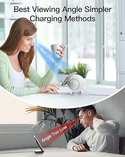 Miniatura 2 de Estación de carga 3 en 1 2025 compatible con cargador Mag-Safe Soporte de carga inalámbrico para iPhone 16, 15, 14, 13, 12, Estación de carga