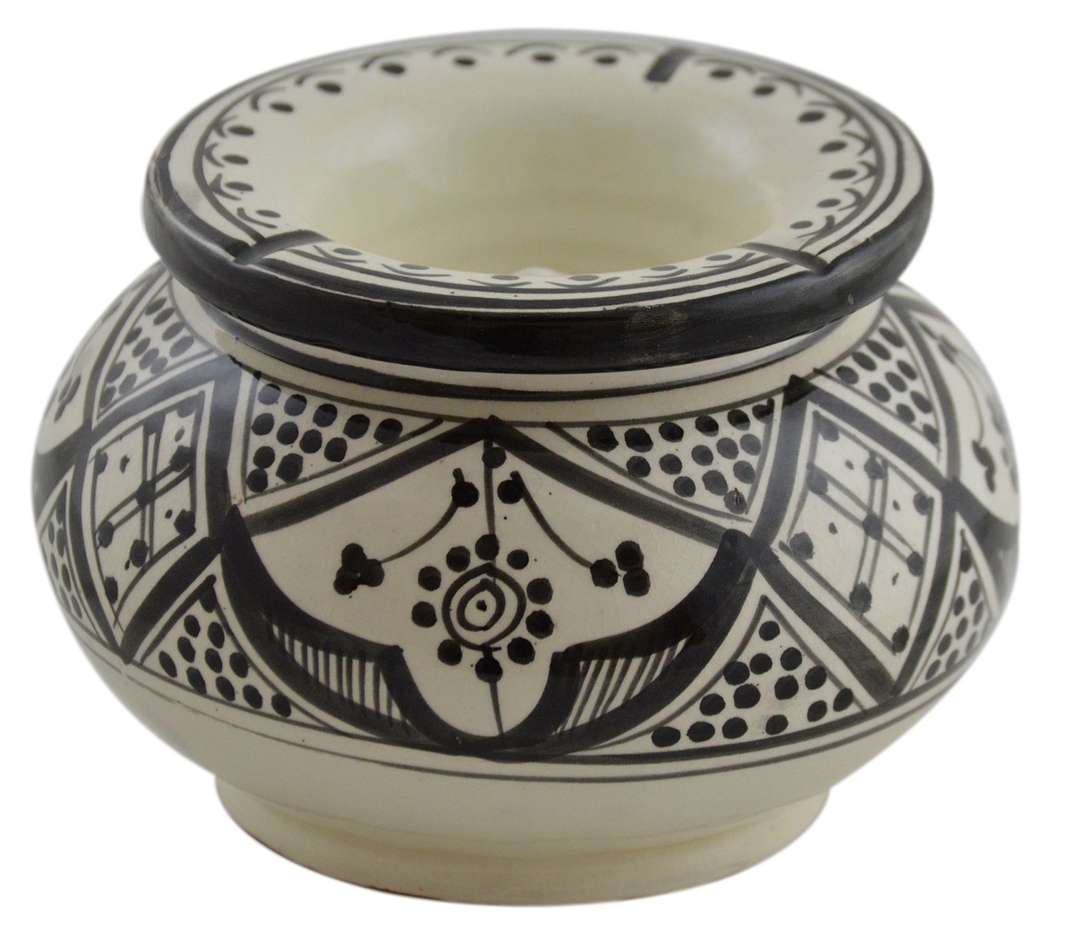 Ceramic Ashtrays Moroccan Handmade Smokeless Exquisite Extra Large Glazes