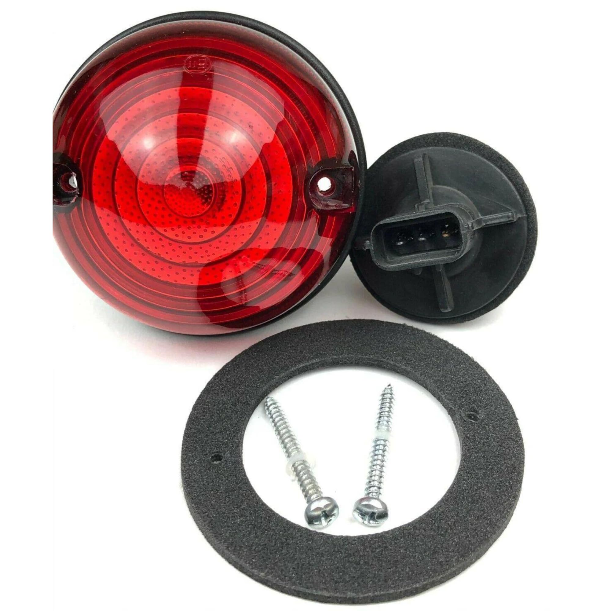 Lampada posteriore di freno compatibile con Land Rover Defender 90 110 130 (1994+) Telaio Nº MA940005+ - OEM AMR6516 XFD100100 - Lente rossa