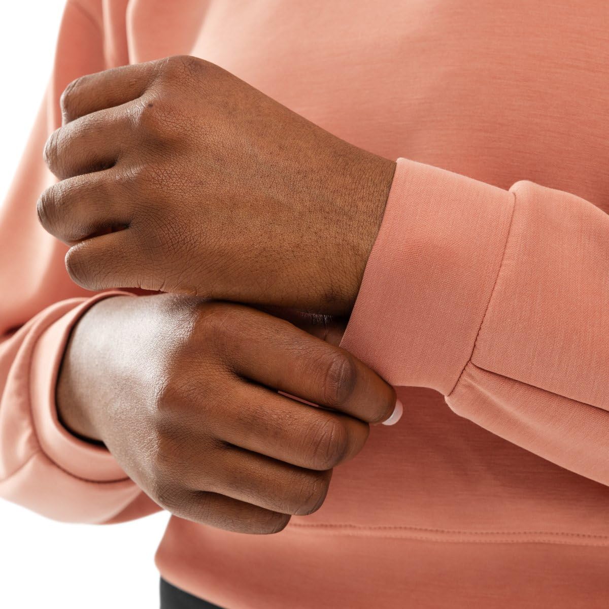 SIROKO Bluza z kapturem Crop Fitness Pinnacle Coral