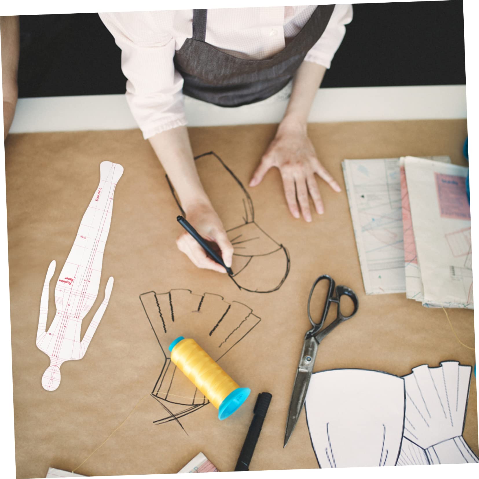 Operitacx 3juegos Regla Francesa Para Mujeres Plantilla De Medición De Moda Herramienta De Costura Ruler De Diseño De Ropa Práctico y Para Sastrería Profesional y Hobby