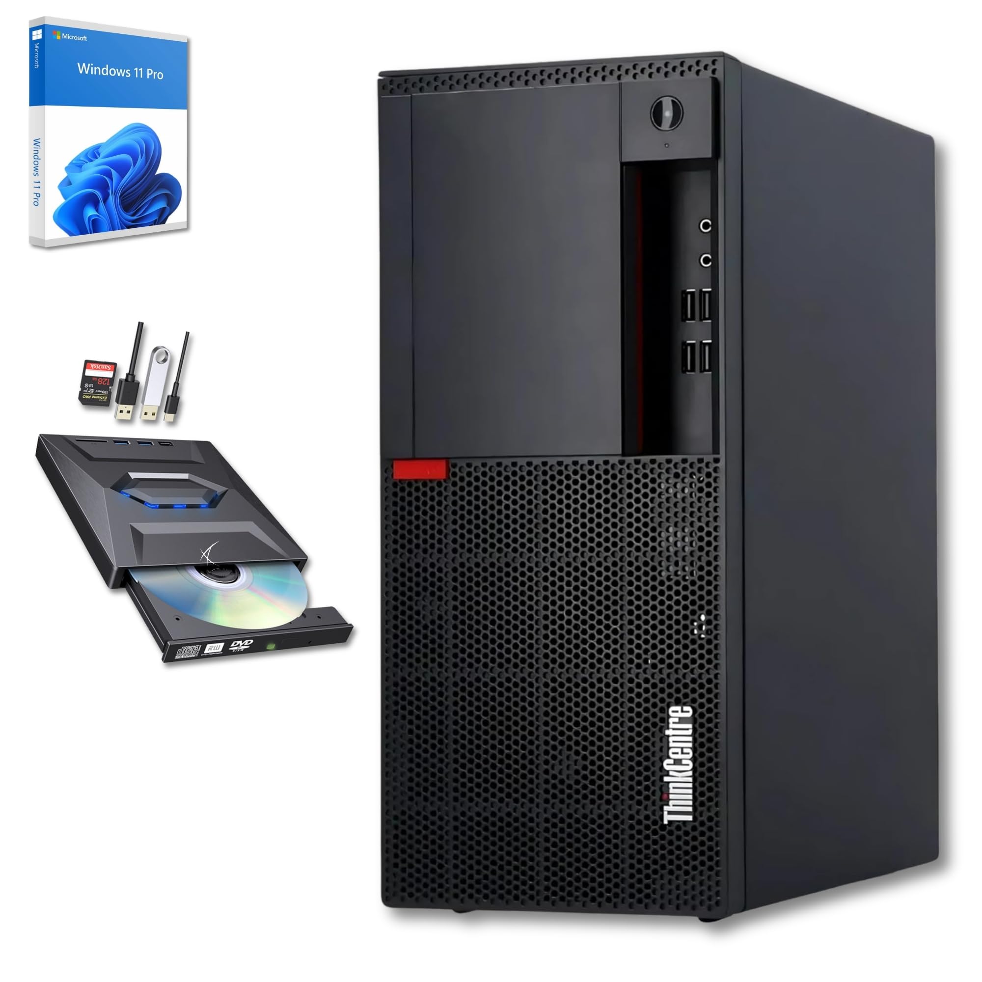Lenovo - Schneller PC mit Intel Core i7 6700 - Desktop Computer +