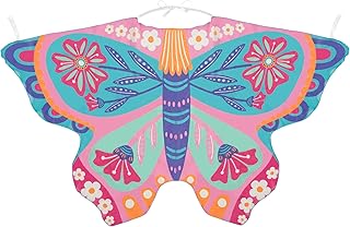 Butterfly Bloom Colorful Cape, Fancy Dress Up Cloak, Girls Pretend Play, Butterfly - Buy now