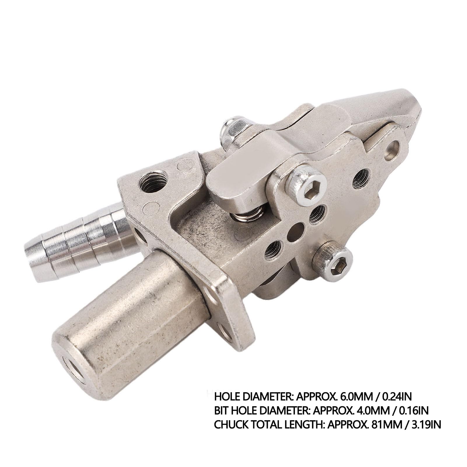 Socobeta Mandrino Automatico per Avvitatura Manuale Ugello di Serraggio a Rapido per Viti M3.0 6,0 Mm Resistente 1 unità