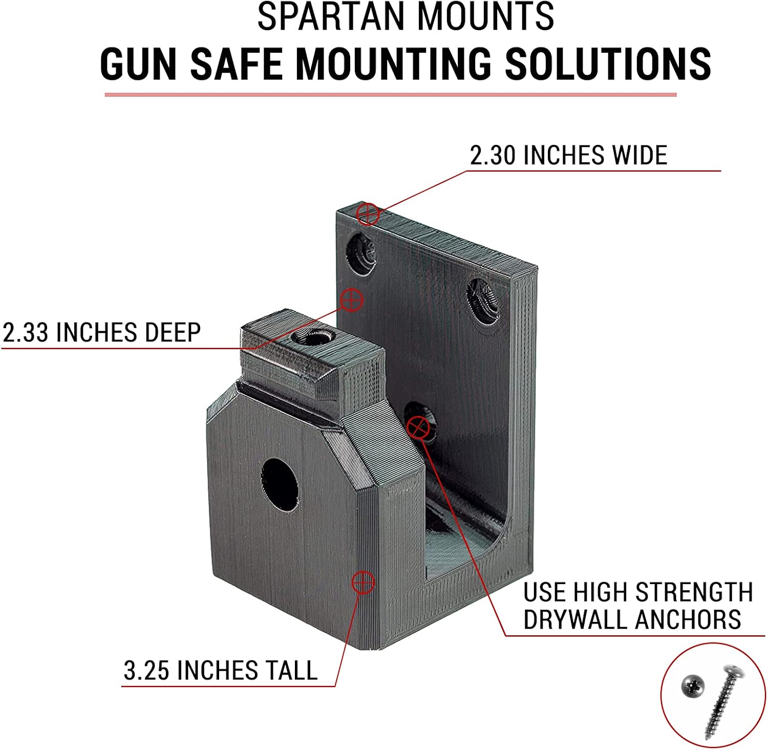 Spartan Mounts for S&W M&P 15-22 | Locking Mount Wall Display Low Profile Mounting Solution for M&P 15-22 Rifles and Magazines | Firearm Storage Gun Safe Display
