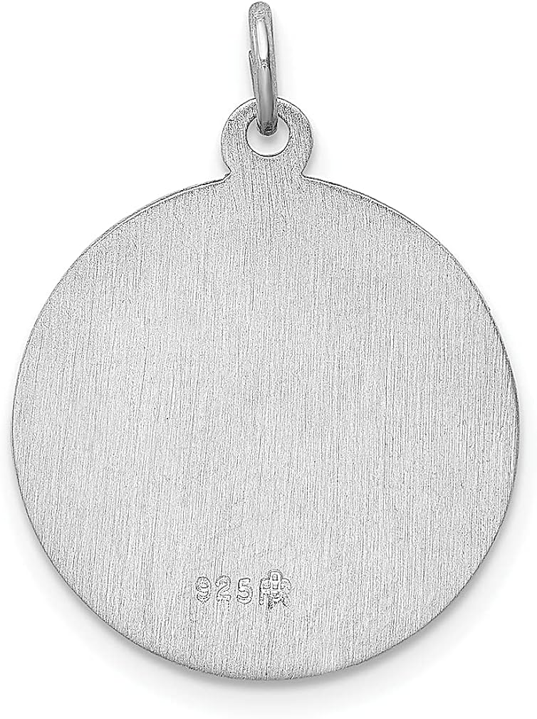 Miniatura 3 de ICE CARATS Dije de plata de ley 925 San Judas Tadeo San Judas Patrono San Tadeo Medalla de San Judas Tadeo Colgante de Medalla Religiosa para Mujer