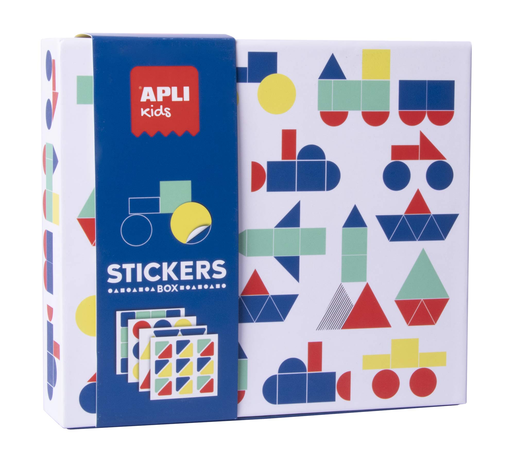 APLI Kids 18359 - Vehículos Juego de Gomets Geométricos