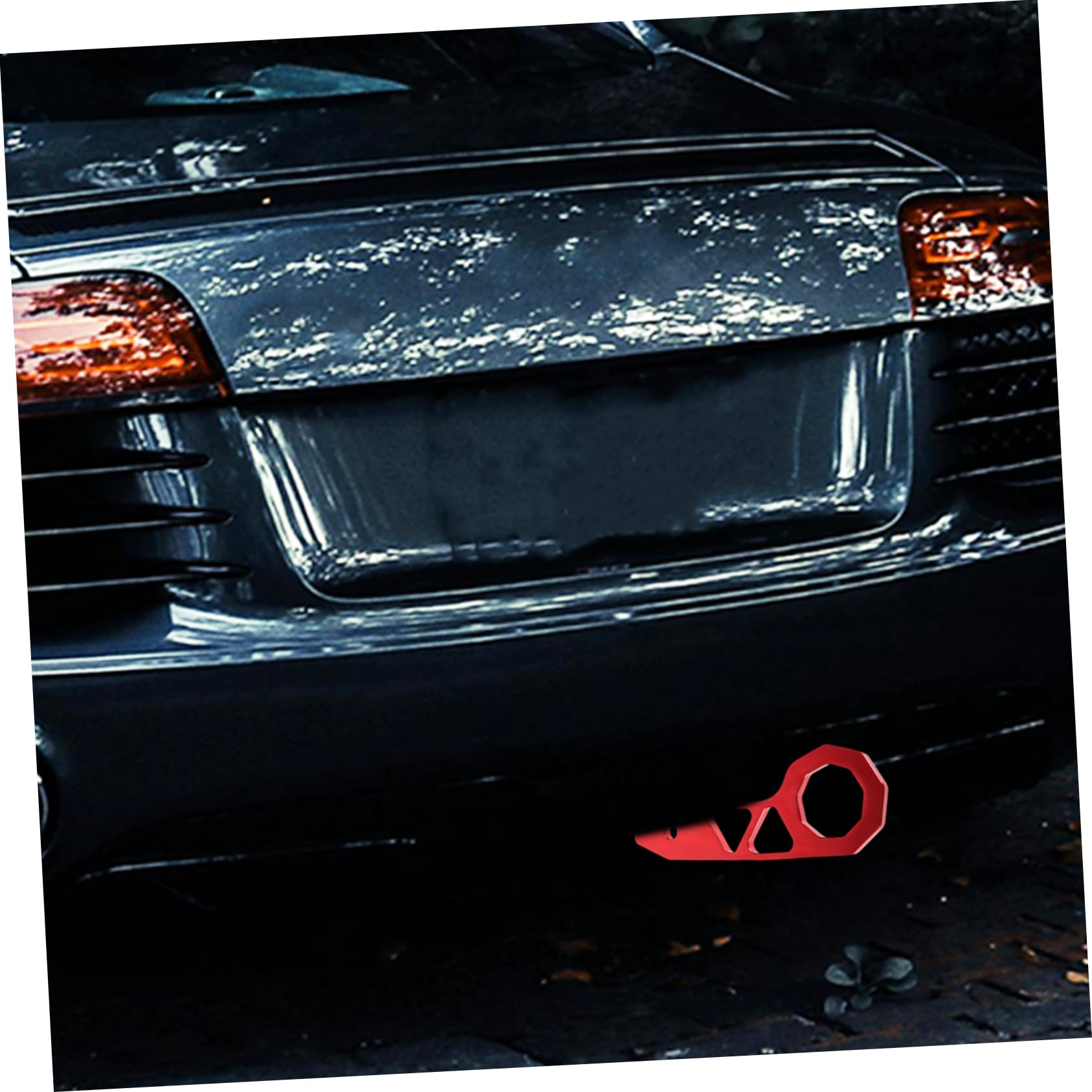 Zerodeko Auto Abschlepphaken aus Aluminiumlegierung Heck Abschlepphaken für Pkw und Rennwagen Einfache Montage Erhöhte Festigkeit