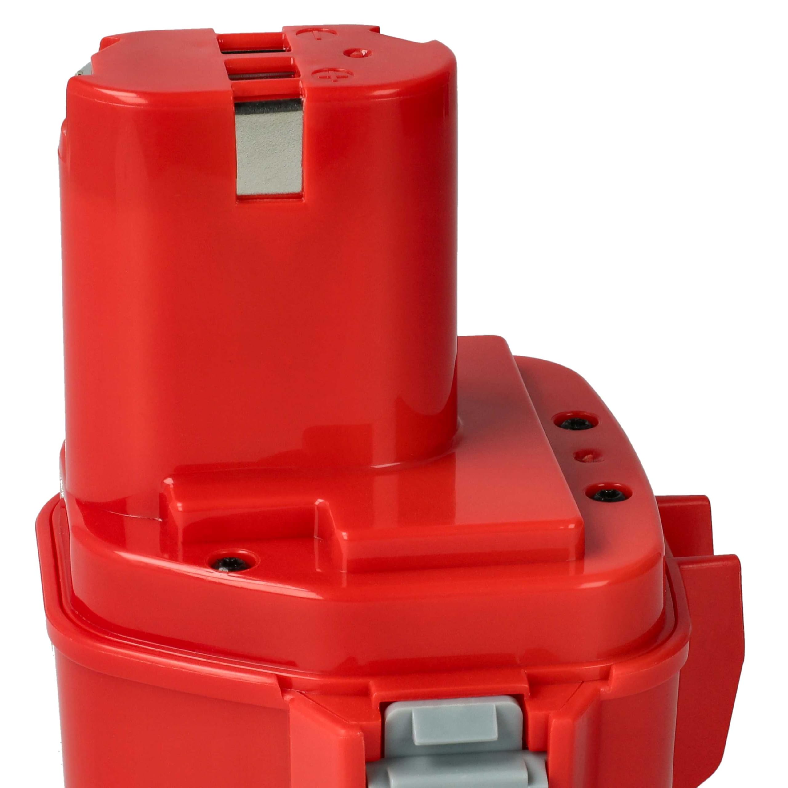 vhbw 2x Batteria compatibile con Makita 6270DWE, 6270DWPE, 6271D, 6271DWAE, 6271DWAET2, 6271DWALE, 6271DWE attrezzi da lavoro (3000mAh NiMH 12V)