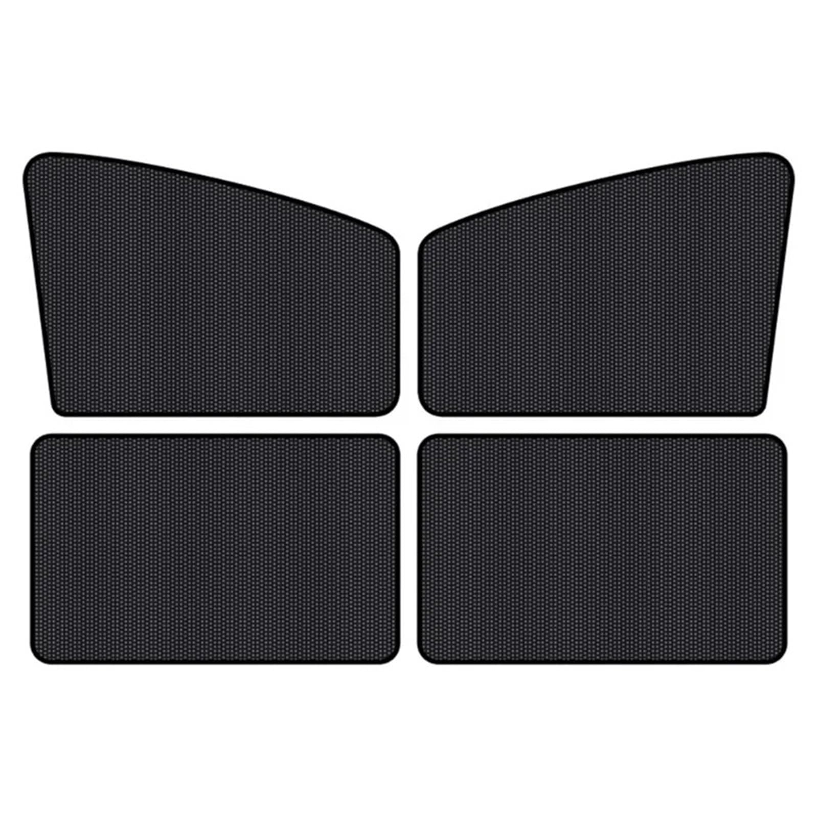 Parasol Lateral Coche Parasol de Malla magnética 5D, Aislamiento térmico automático, Cubierta protección Solar Tipo adsorción Fuerte(2xThicken Back)