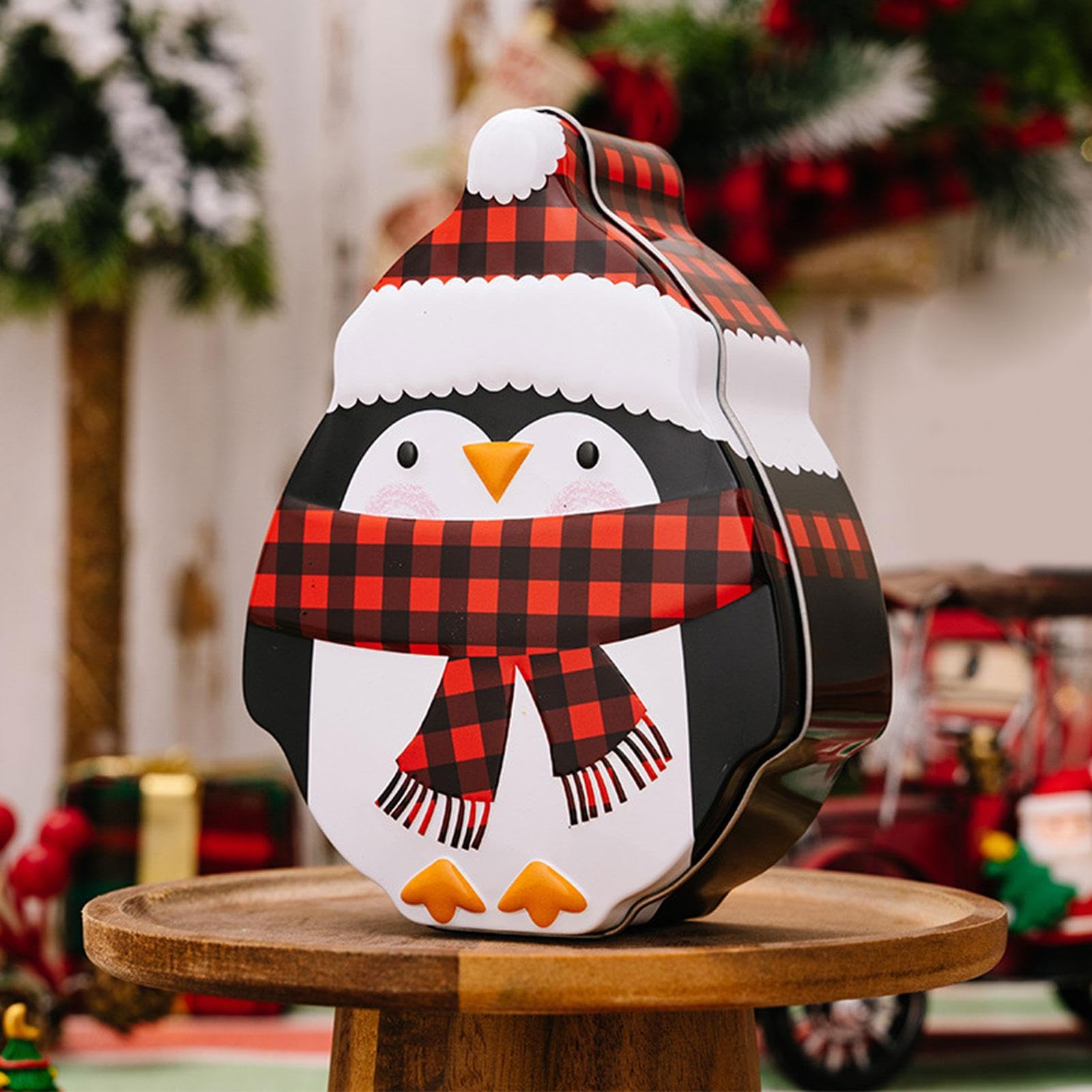 もこもこくつ下に入ったペンギンさんのクリスマスオーナメント もこもこくつ下に入ったペンギンさんのクリスマスオーナメント 羊毛