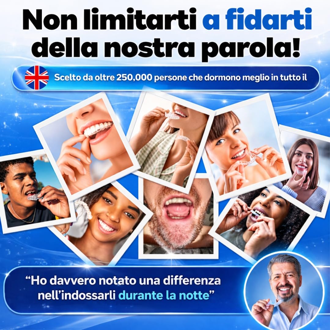 Runesol Bite Bruxismo Notturno Automodellante, 4 x Regolare, Byte Dentale Notturno, Byte Notte Automodellanti, Bite per il Bruxismo, Bait Protezione Denti Notturno, Mouth Guard Teeth Grinding, Baiter