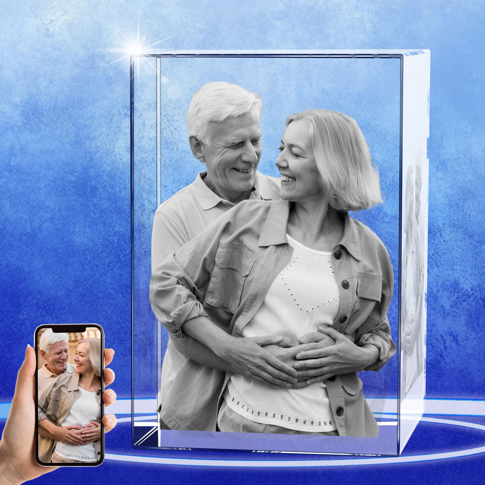 TheCryve 3D Crystal Photo Frame