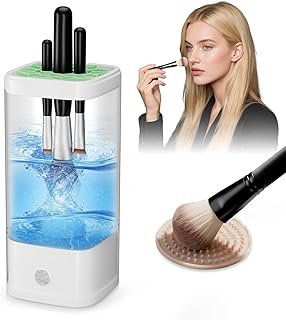 Limpiador eléctrico de brochas de maquillaje ...