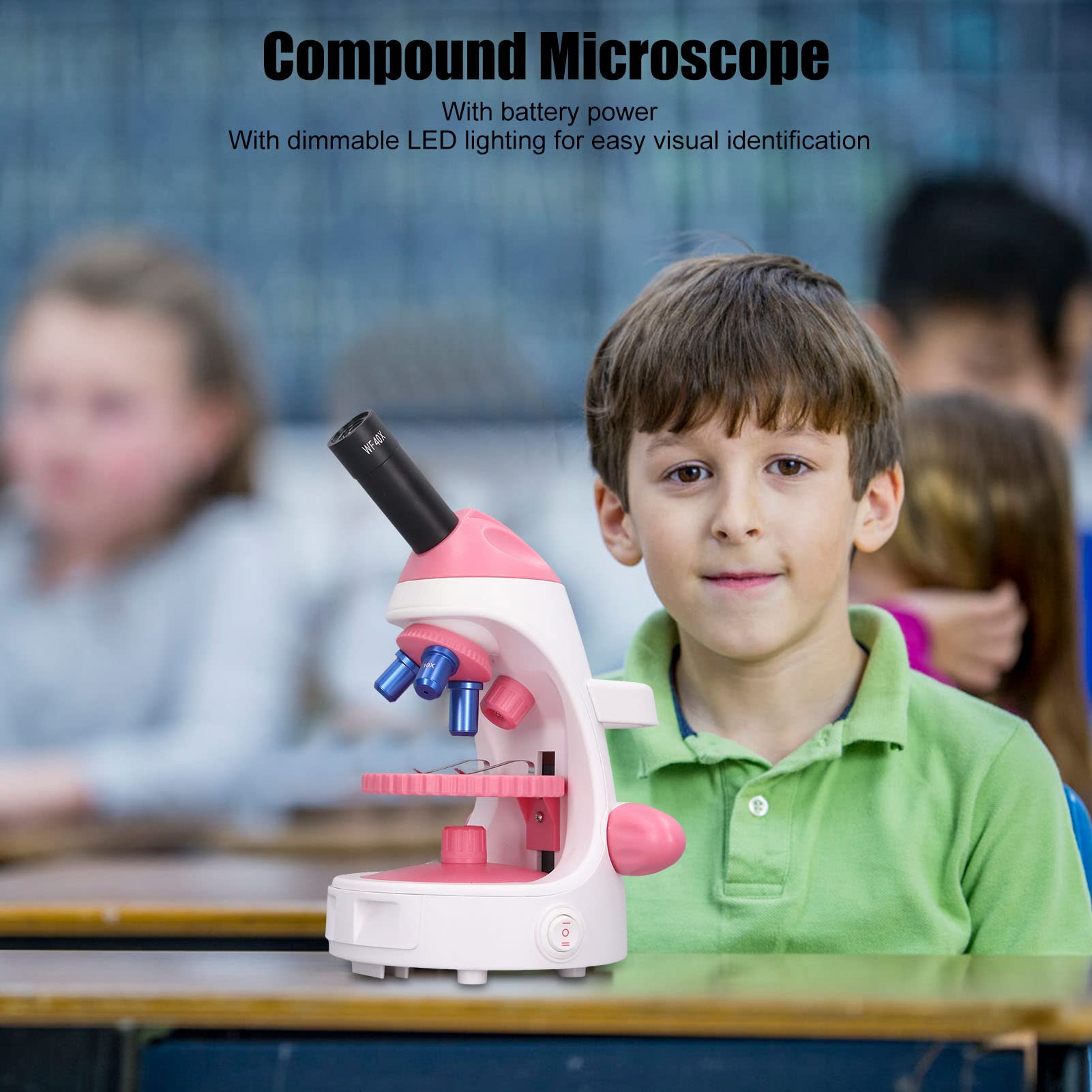 Mikroskop Jednookularowy Optyczny Mikroskop Biologiczny 40X-640X dla