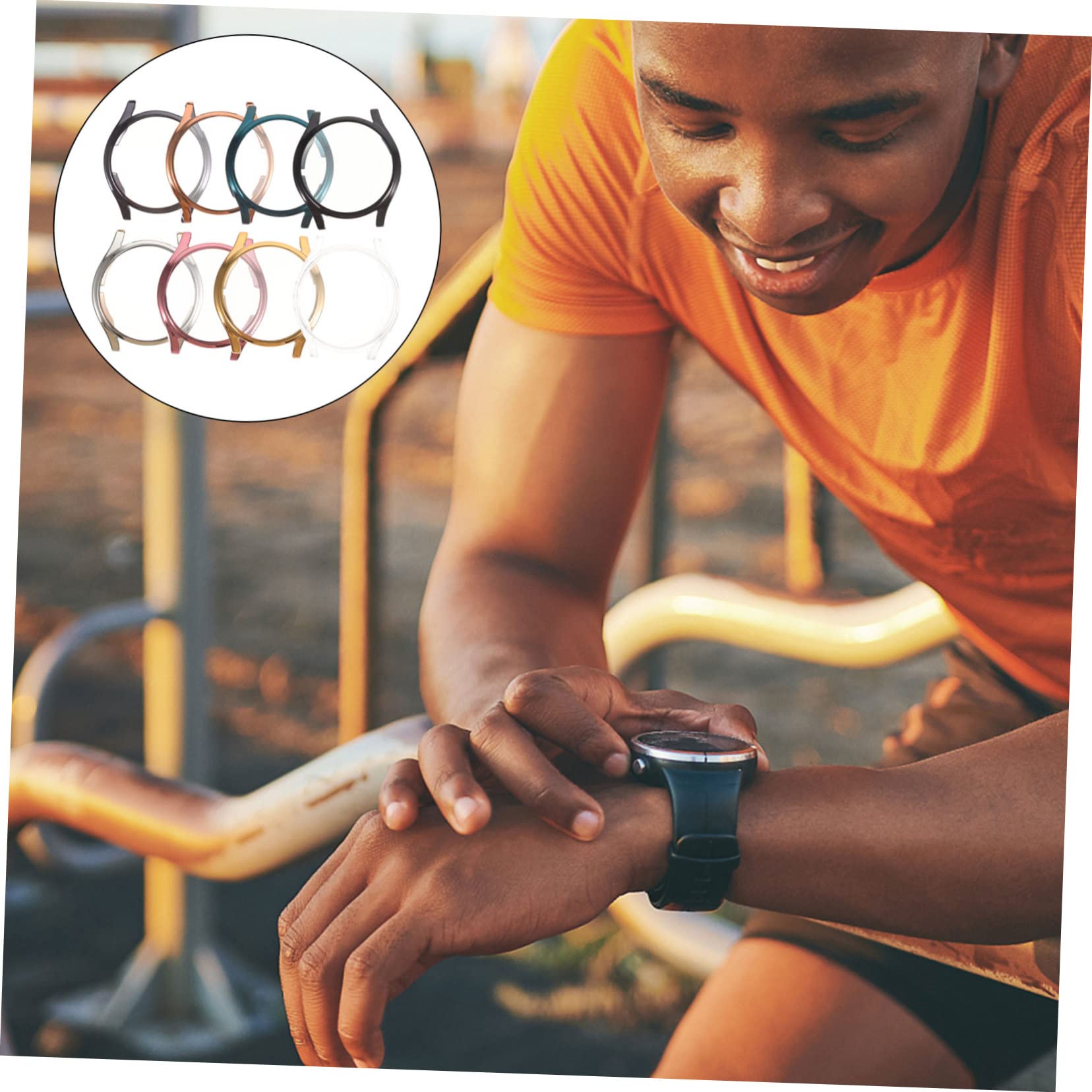 DOITOOL 16 Pièces Coque Boîtier Smartwatch pour Montre Protecteur Durable Couvertures Anti-Rayures Housses Pratiques Couverture Protecteur Cas Couverture Anti-Rayures TPU Regardez