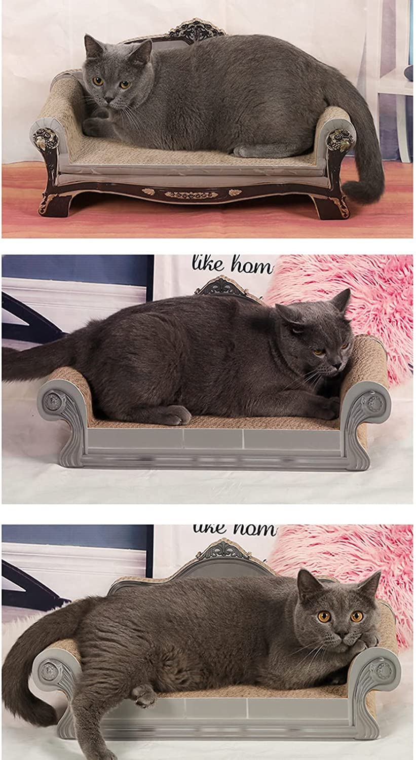 Rascadores para Gatos Almohadillas De Cartón Para Rascador De Gatos, Cartón Corrugado Reversible Duradero Y Reversible Para Gatos De Interior, Juego De Sueño Y Garra Para Moler Afilador de uñas para M