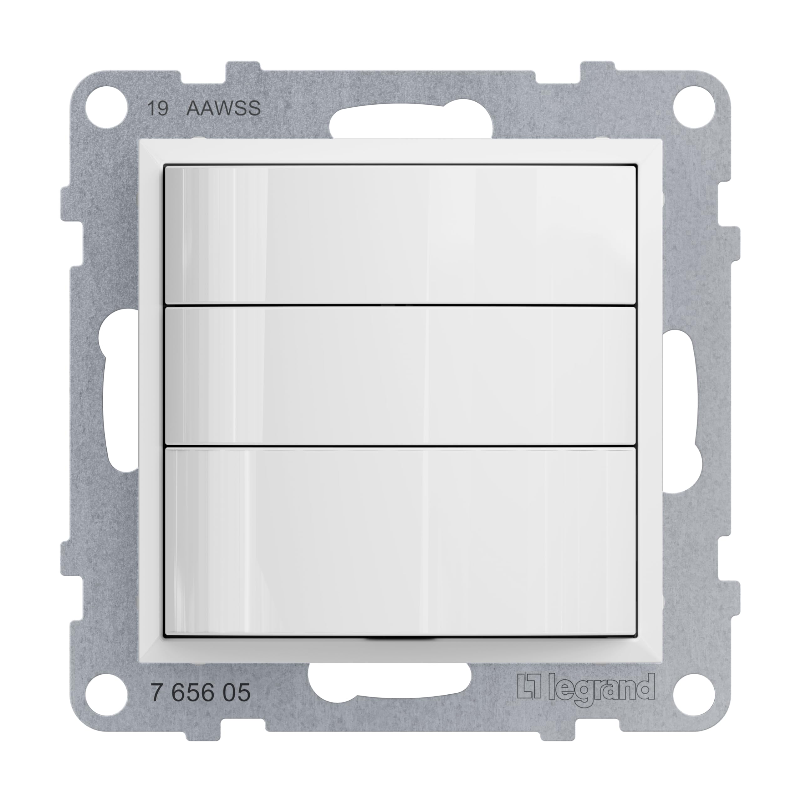 LEGRAND, Seano 765605 - Detector de Movimiento de 3 Conductores, Incluye Cubierta, Rango de detección de 180°, accionamiento Manual, 600 W, 5-20 m, Color Blanco