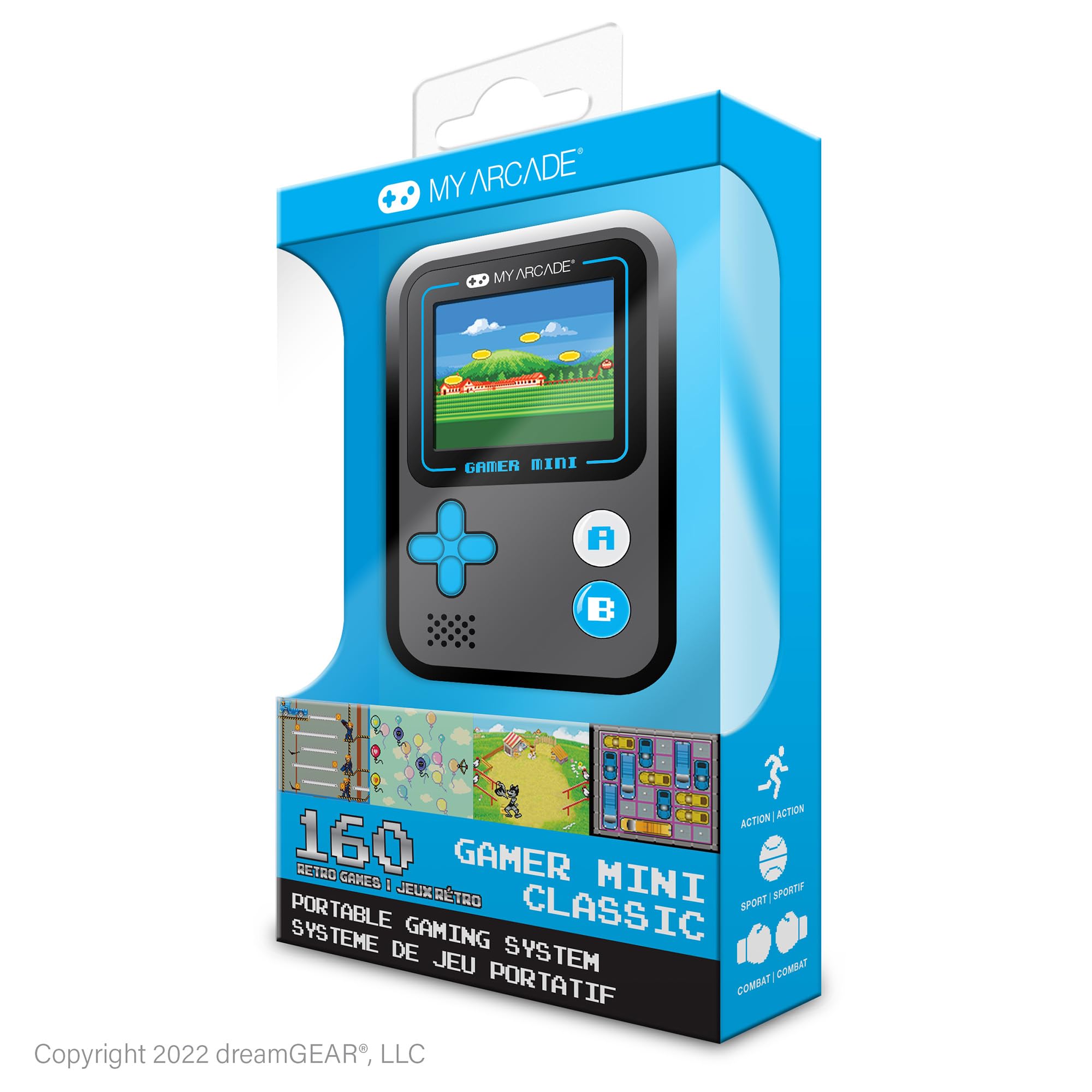 Amazon.com: My Arcade Gamer Mini Classic-Blue: Miniature Handheld