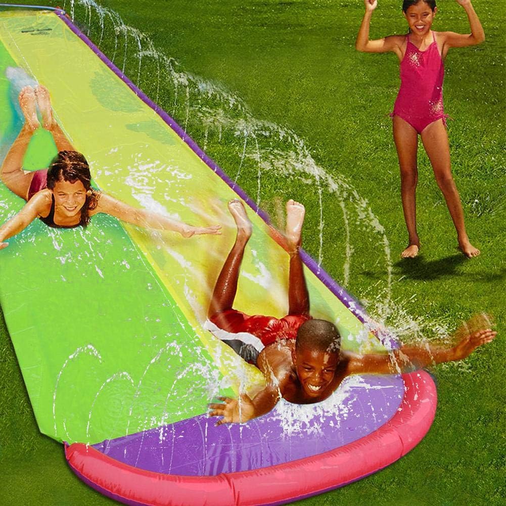 Giant Double Lawn Water Slide