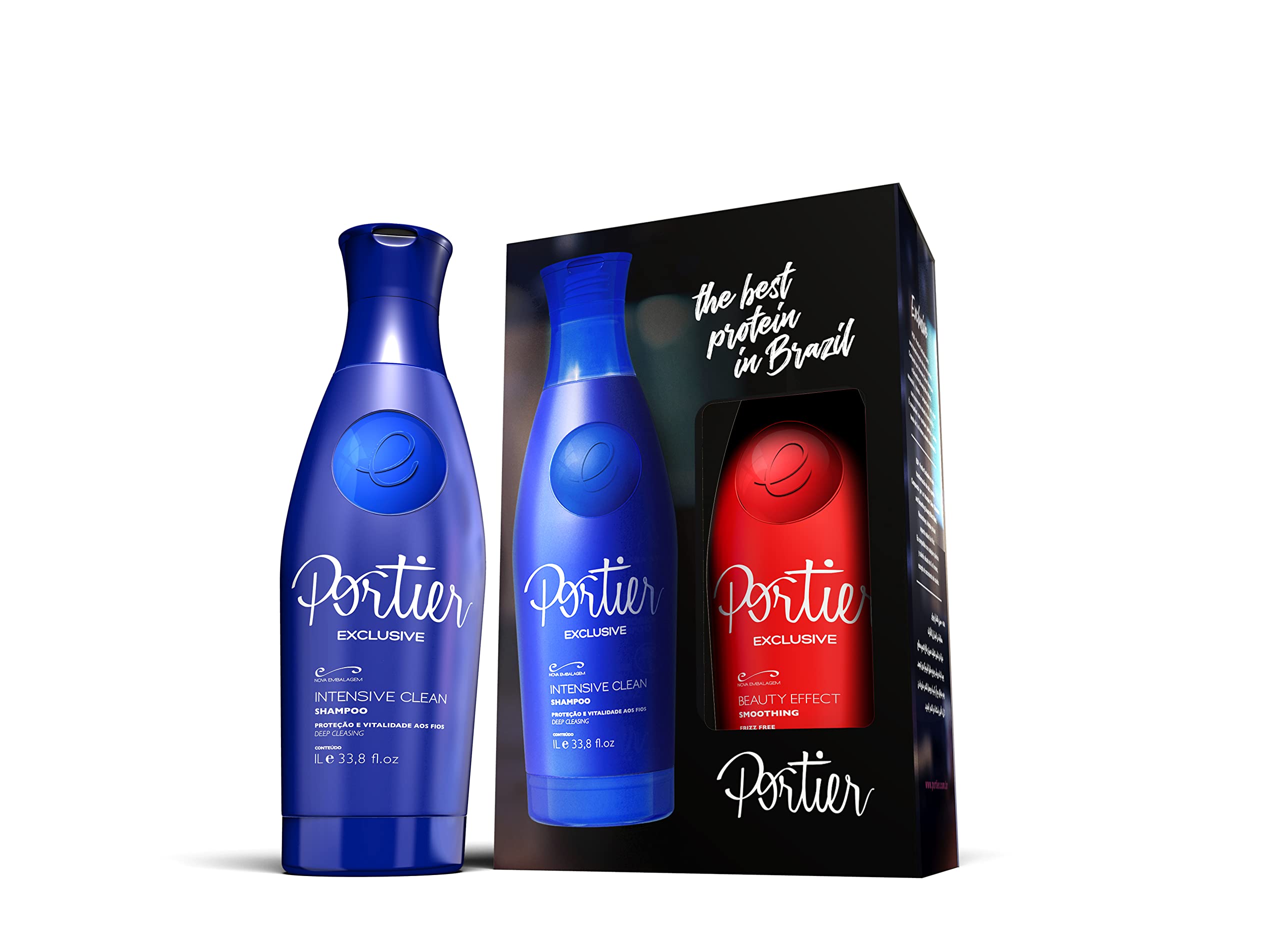 Portier Exclusive Alisador De Cabello (1L Champú + 1 L Alisador)