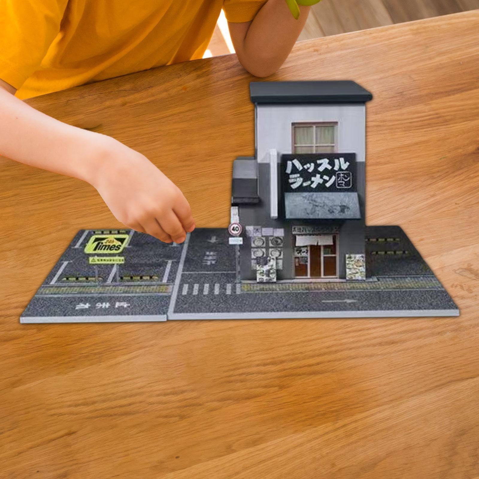 Diorama di Un Negozio di Ramen in 1/64, Progetti Fai da Te, Oggetti di Scena Cinematografici, Micro Paesaggi