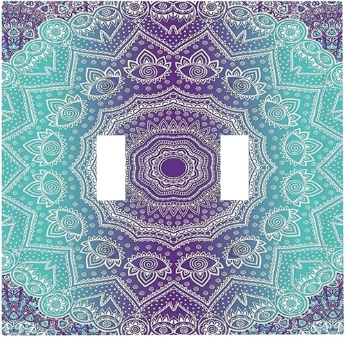 Miniatura 72 de Interruptor de Luz Cove Silla de Playa Paisaje Marino Océano Azul Placa de Pared de 3 Posiciones Placa de Interruptor de Luz Triple Palanca Costera