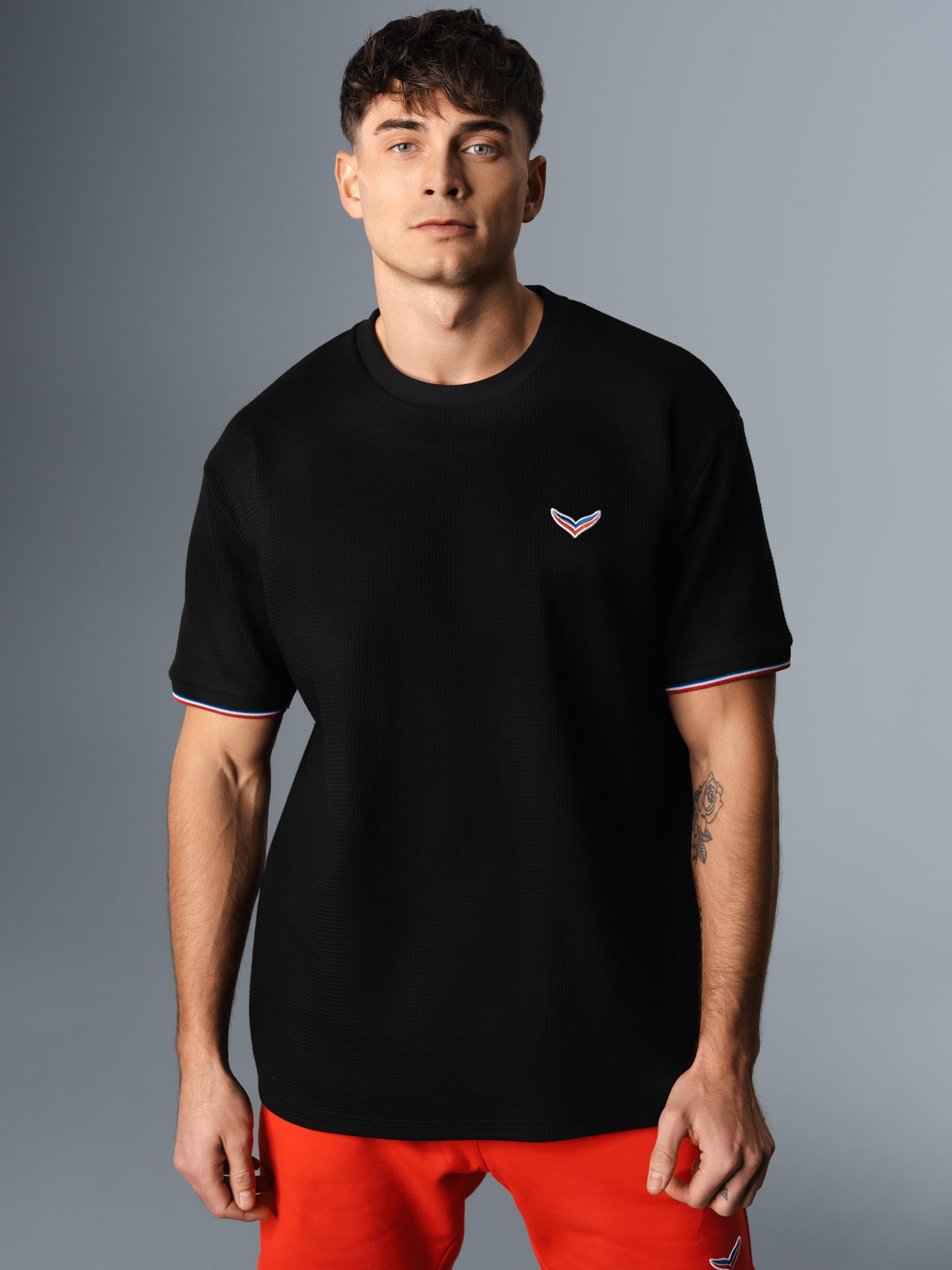 TRIGEMA Oversized T-Shirt in Waffeloptik