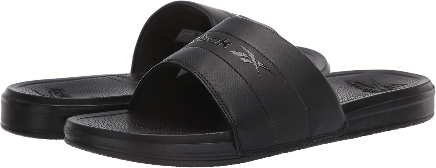 Reebok Women's Dash Slide Sandal 8 Black